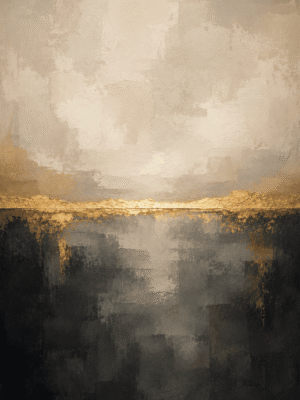 Golden Horizon Wall Art
