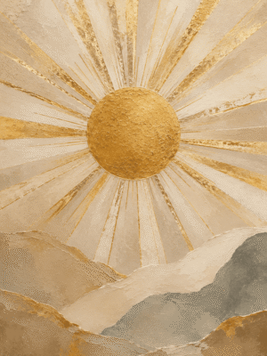 Radiant Sunrise Wall Art