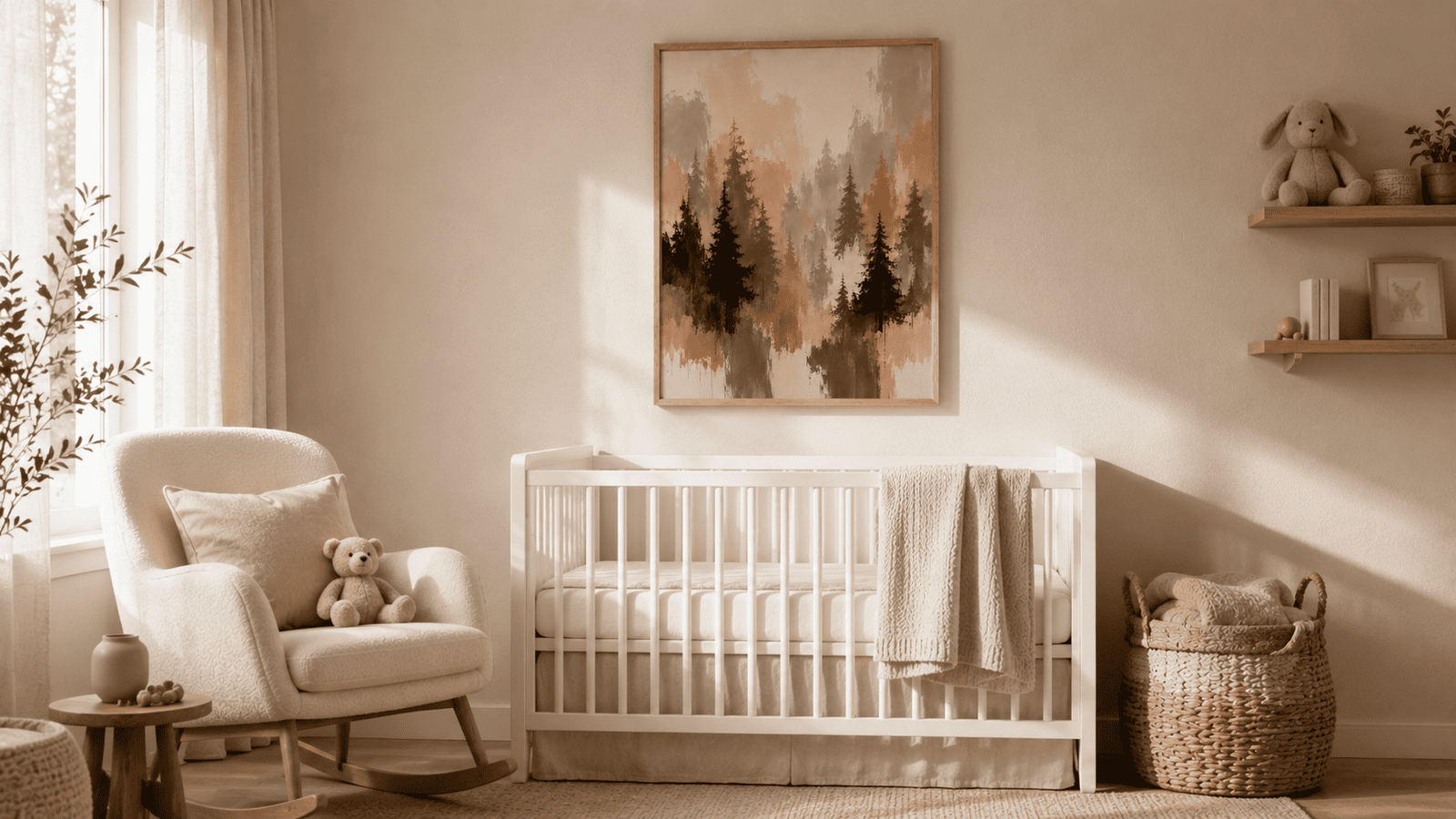 Misty Pine Forest Wall Art - Image 6