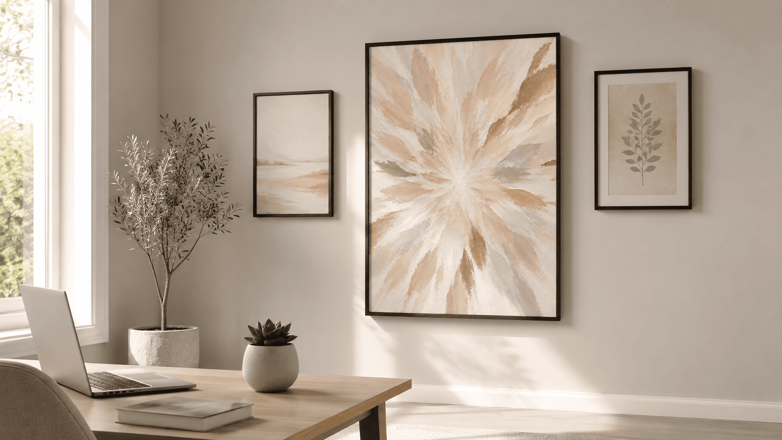 Radiant Petal Burst Wall Art - Image 5