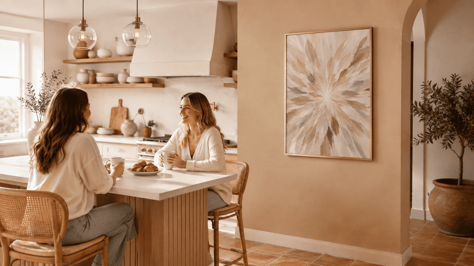 Radiant Petal Burst Wall Art - Image 6