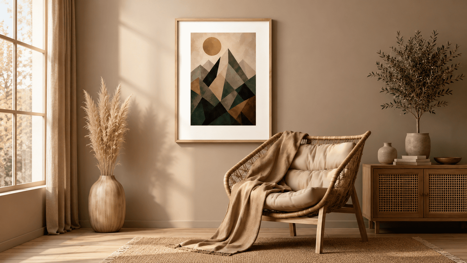 Golden Summit Sun Wall Art - Image 3