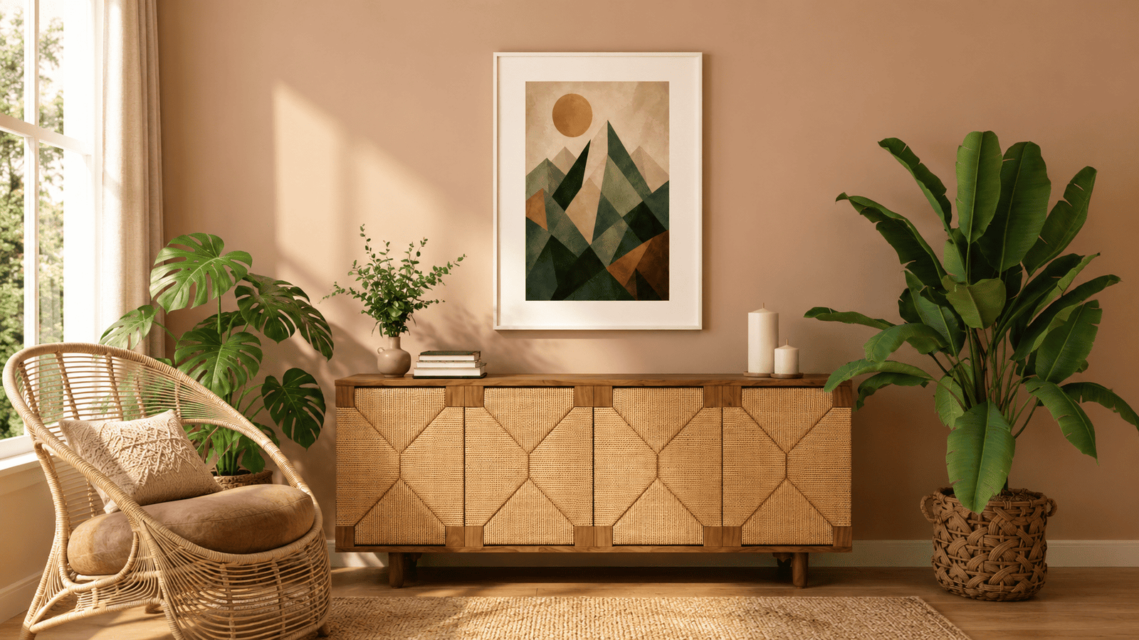 Golden Summit Sun Wall Art - Image 4