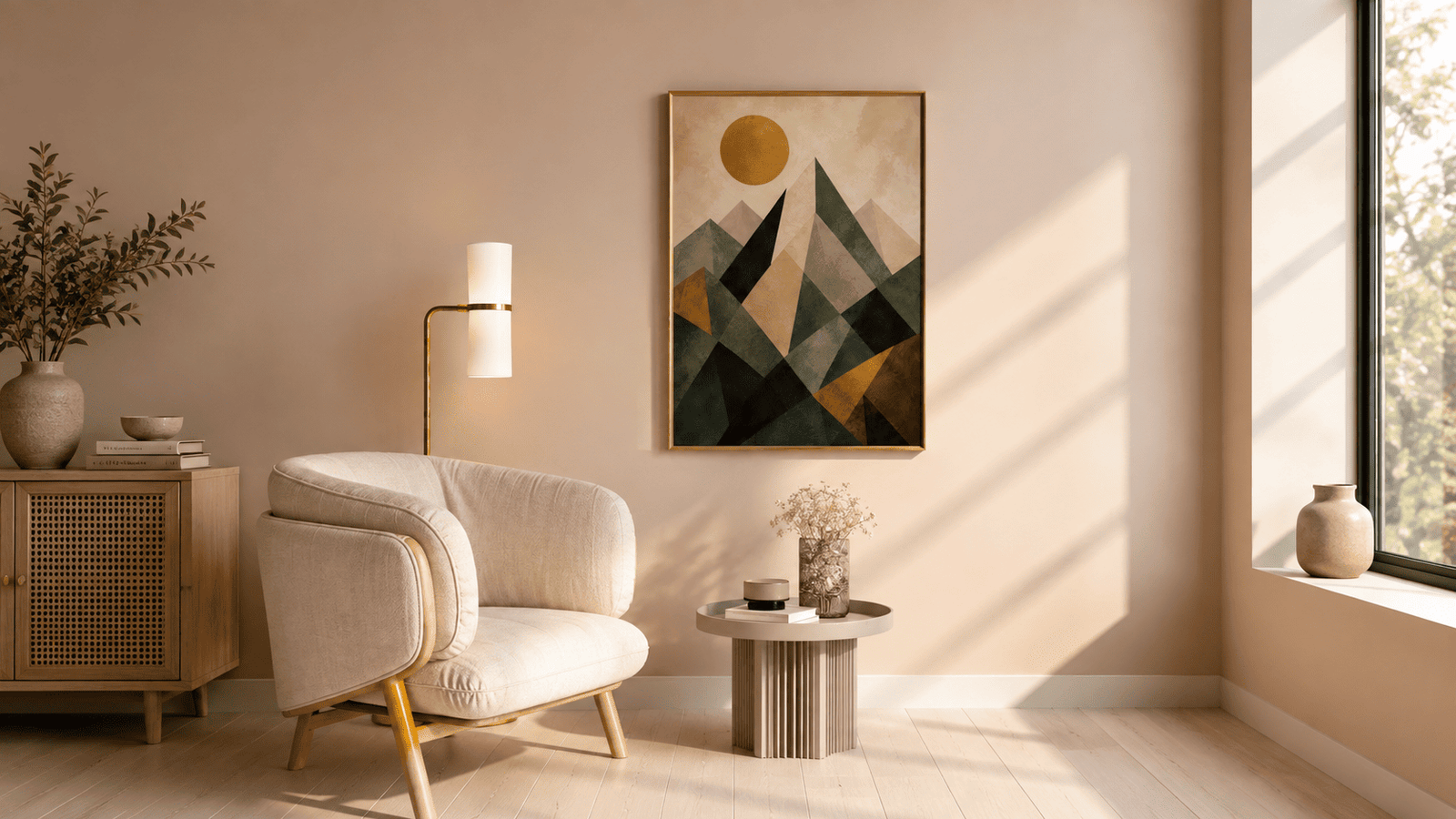 Golden Summit Sun Wall Art - Image 6