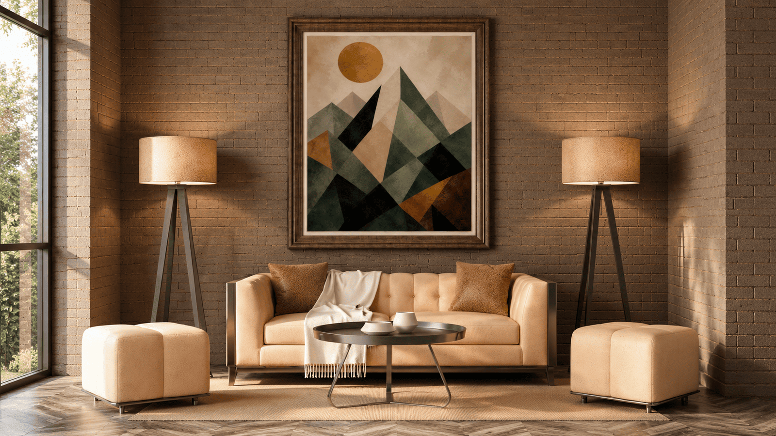 Golden Summit Sun Wall Art - Image 7