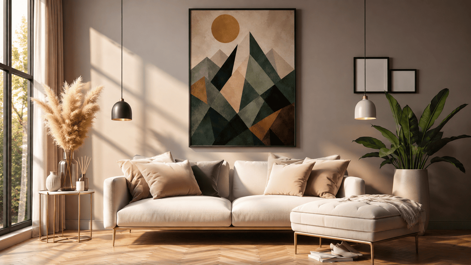 Golden Summit Sun Wall Art - Image 9