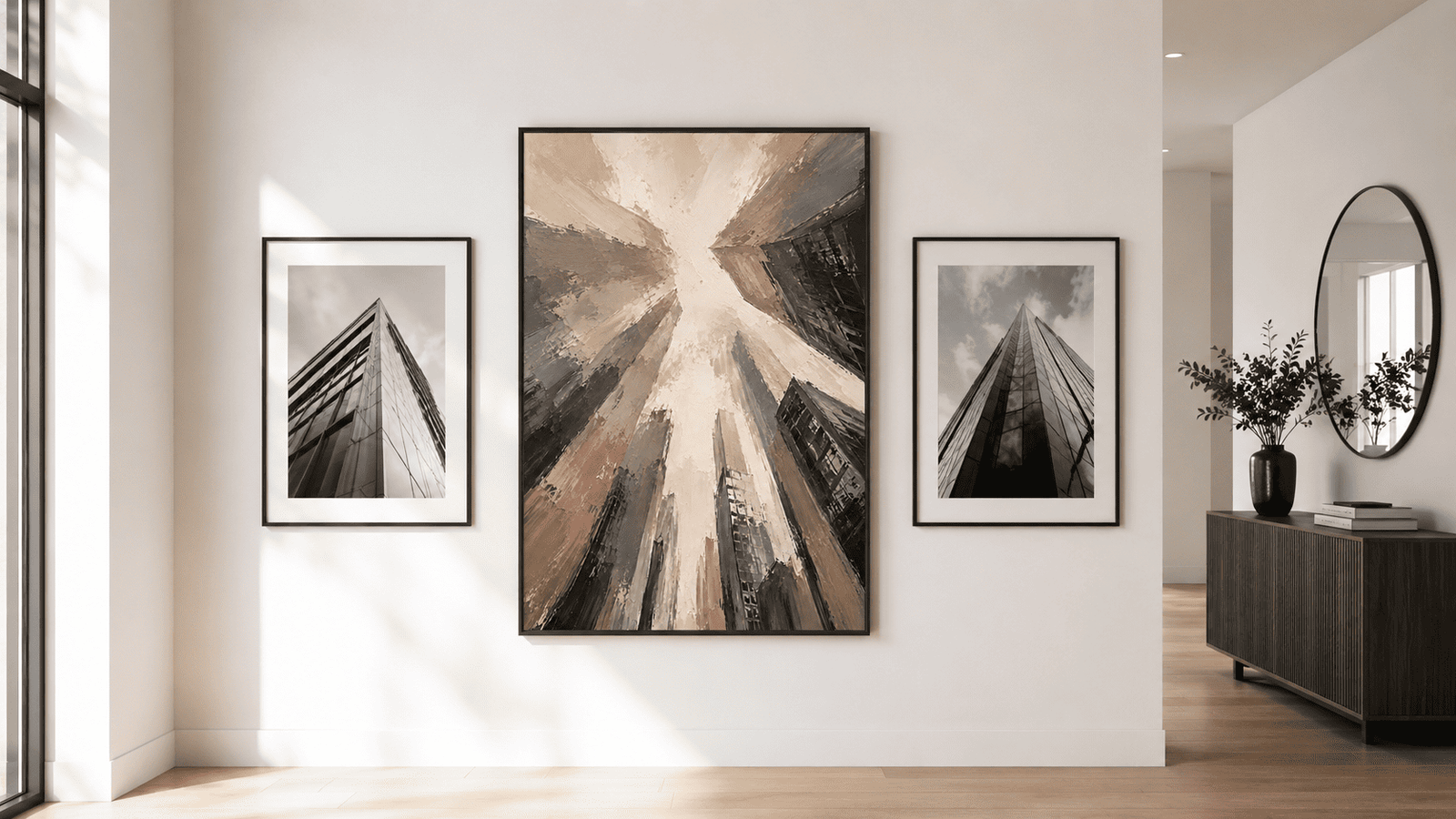 Urban Skyscraper Wall Art - Image 3