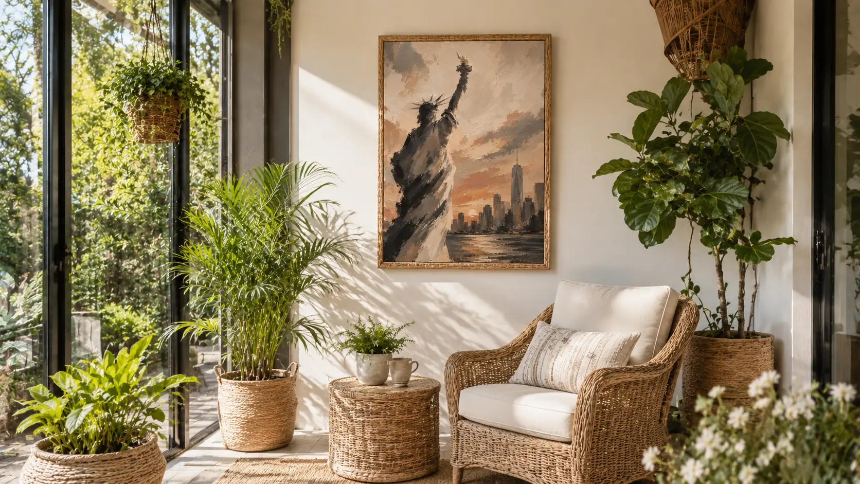 Statue of Liberty Sunset Wall Art - Image 8