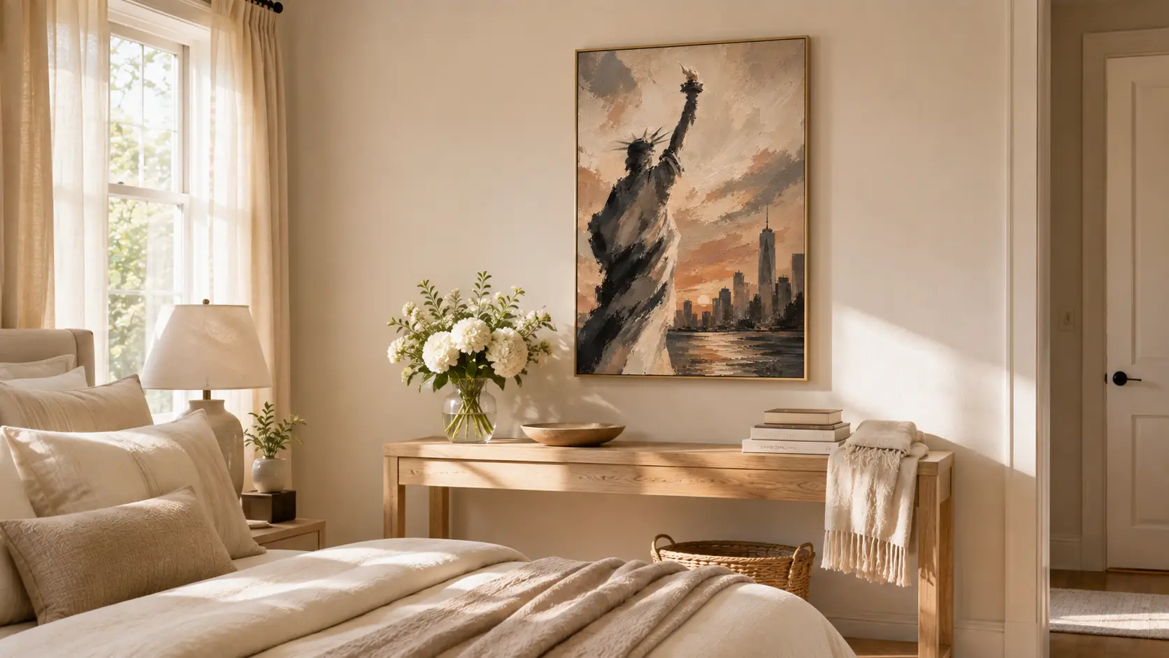 Statue of Liberty Sunset Wall Art - Image 10