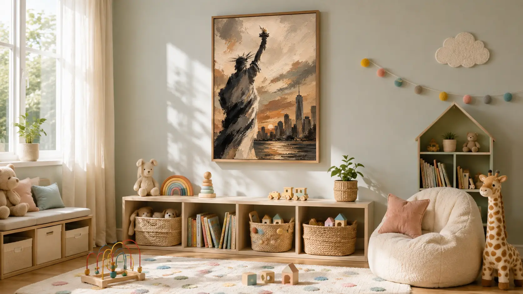 Statue of Liberty Sunset Wall Art - Image 11