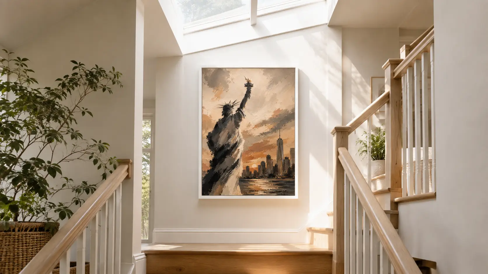 Statue of Liberty Sunset Wall Art - Image 12