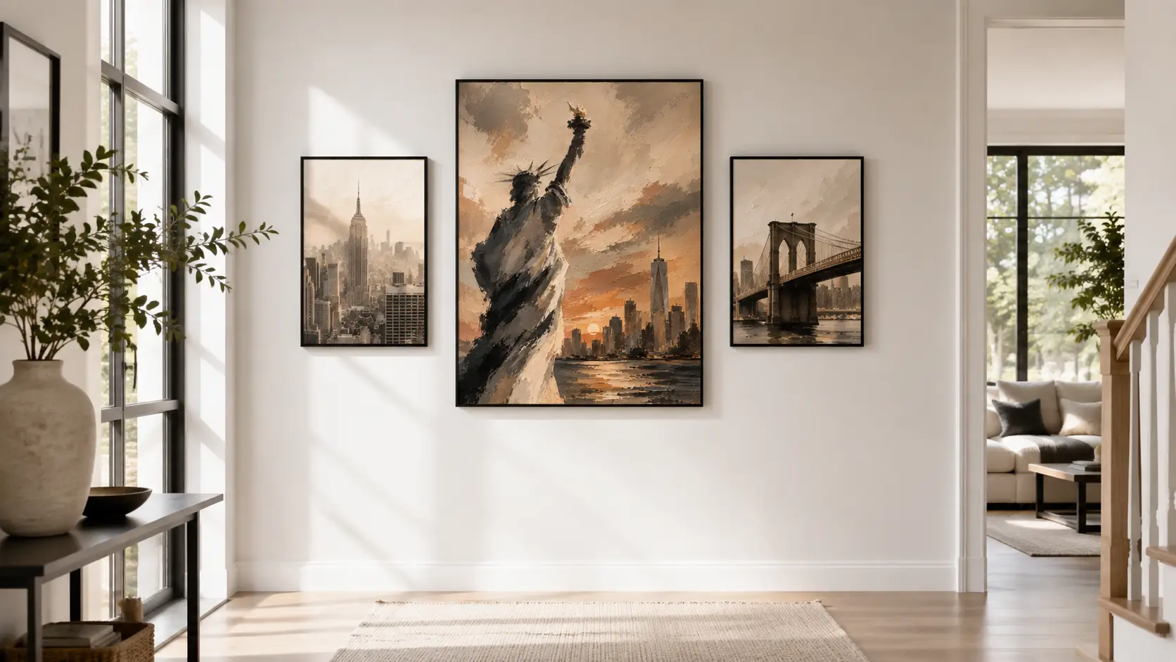 Statue of Liberty Sunset Wall Art - Image 13