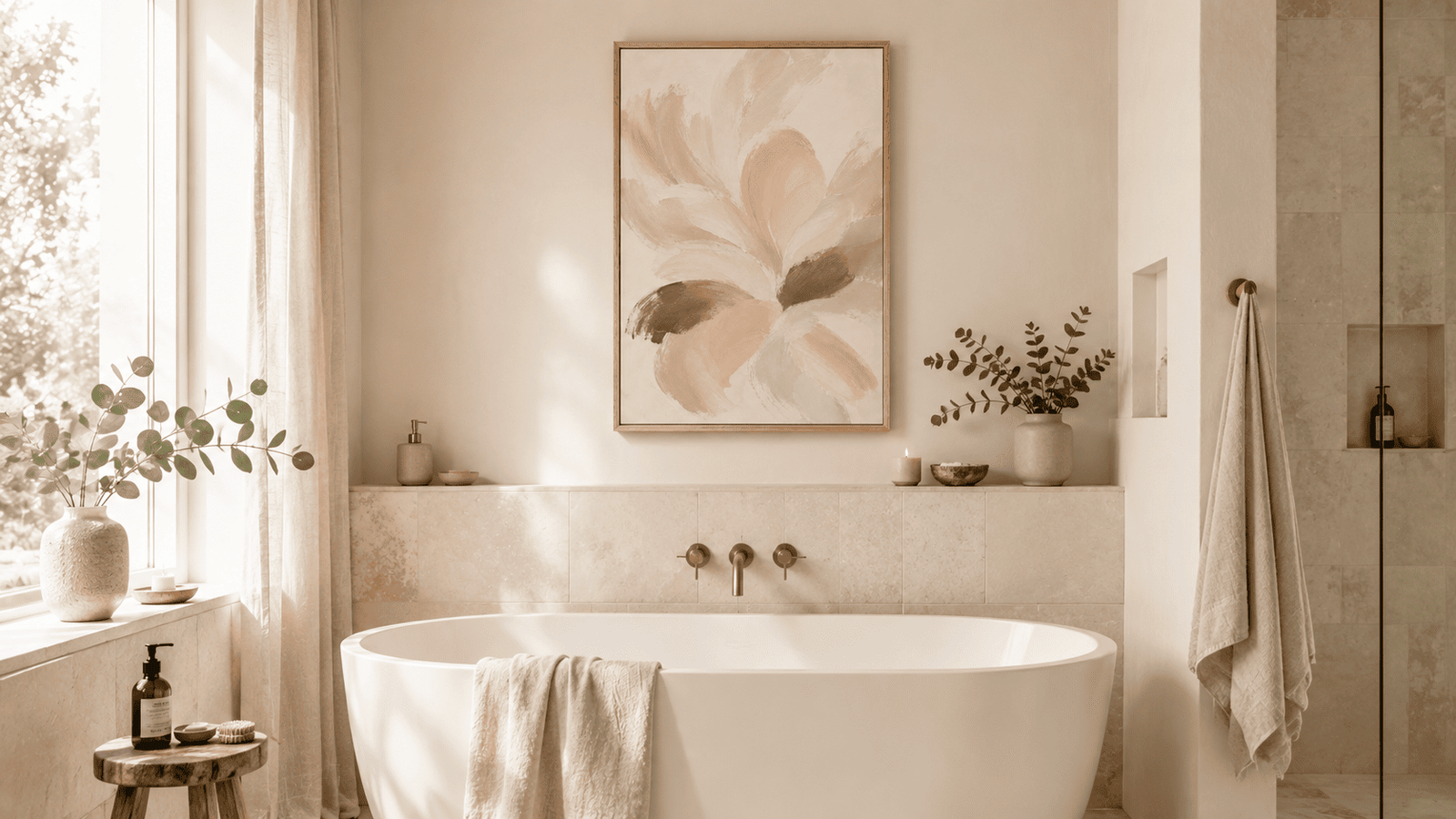 Painterly Bloom Wall Art - Image 9