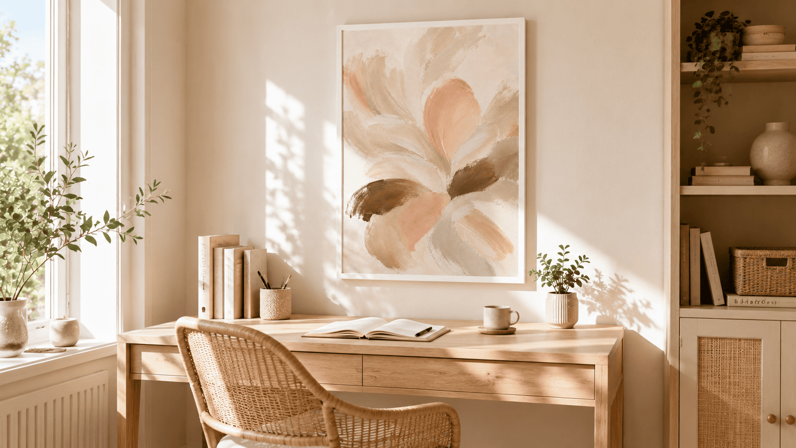 Painterly Bloom Wall Art - Image 6