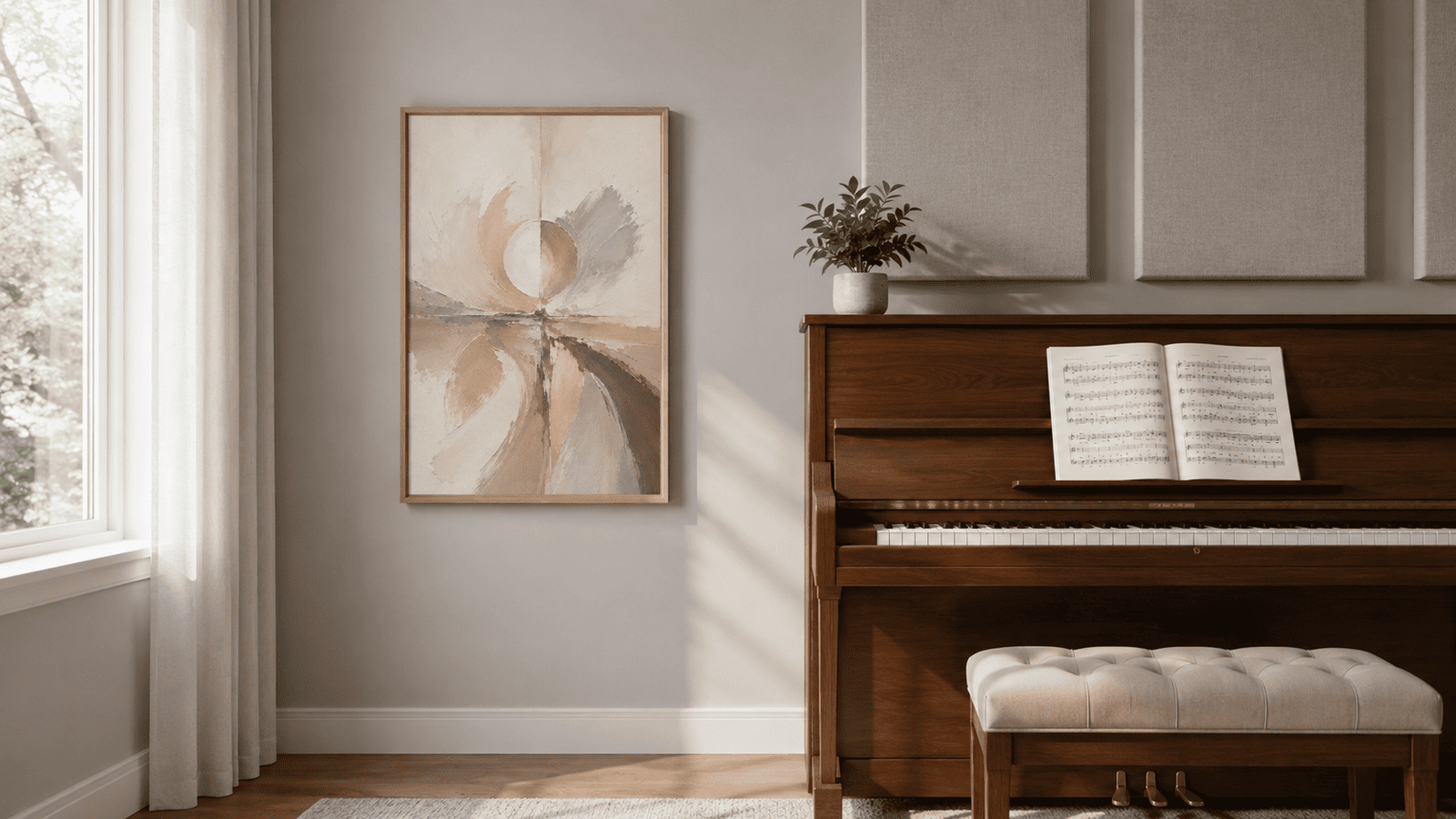 Abstract Sunburst Wall Art - Image 4