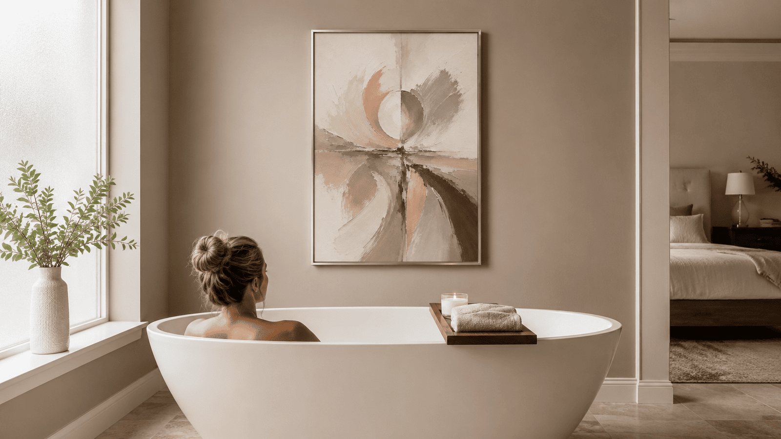 Abstract Sunburst Wall Art - Image 5