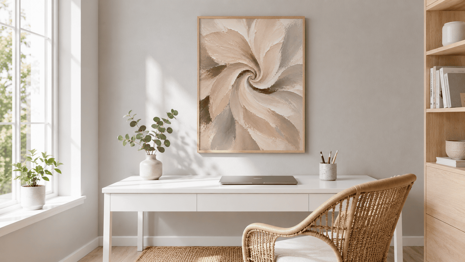 Swirling Bloom Wall Art - Image 3