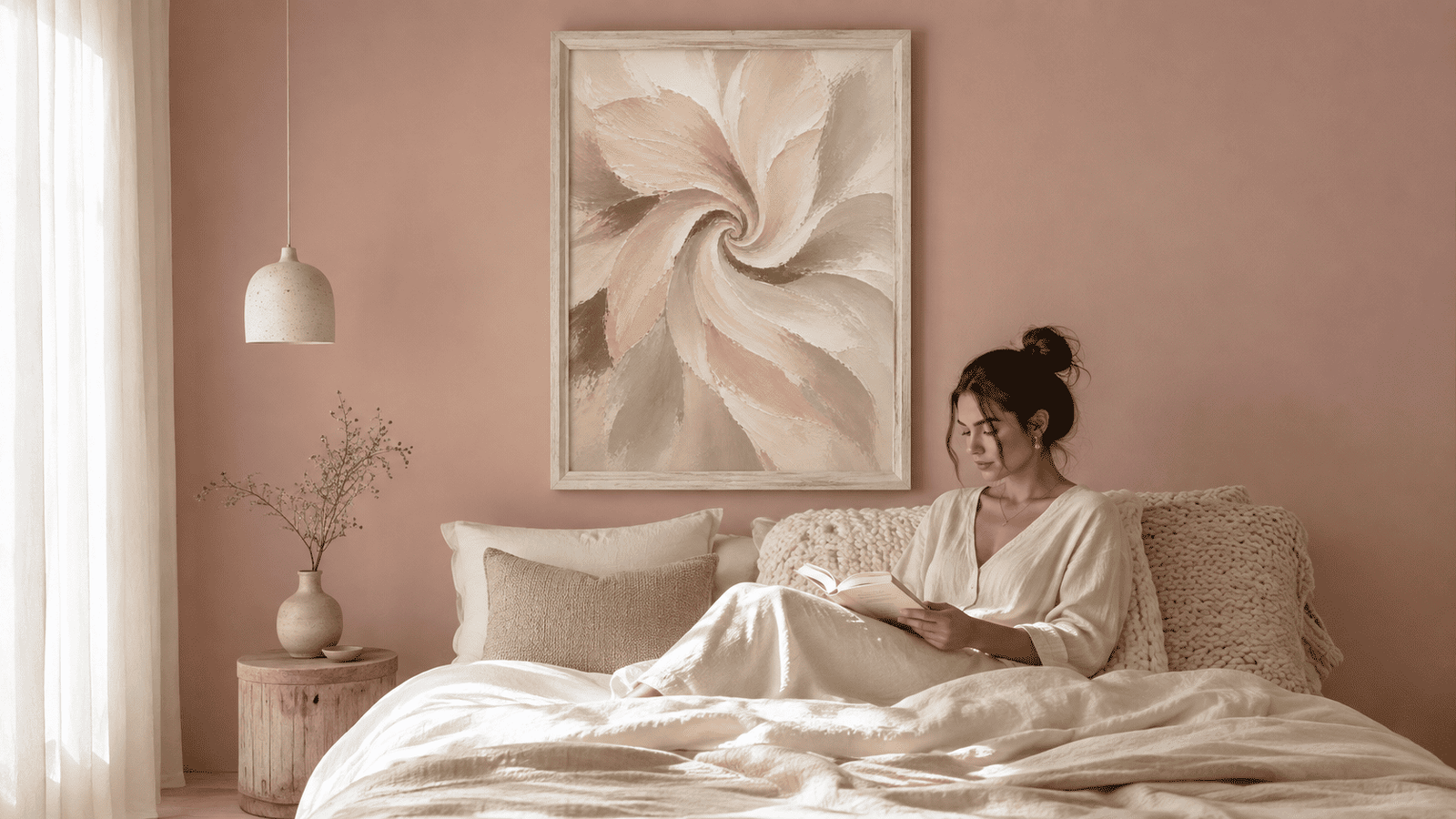 Swirling Bloom Wall Art - Image 4
