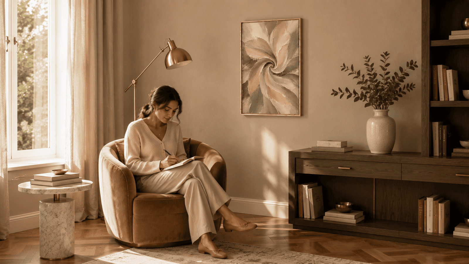 Swirling Bloom Wall Art - Image 11