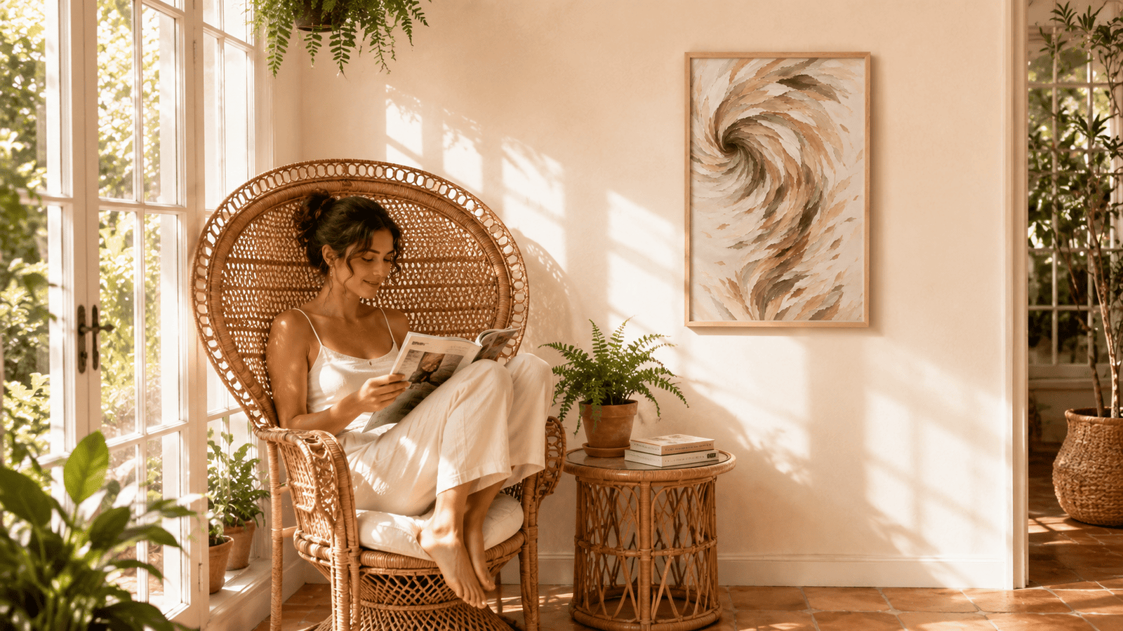 Feather Whirl Wall Art - Image 8