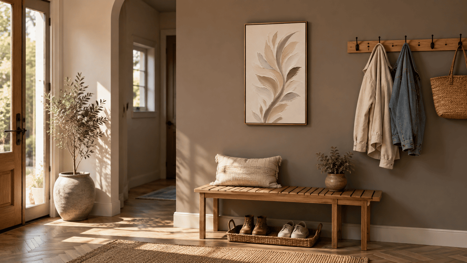 Blush Fern Branch Wall Art - Image 5