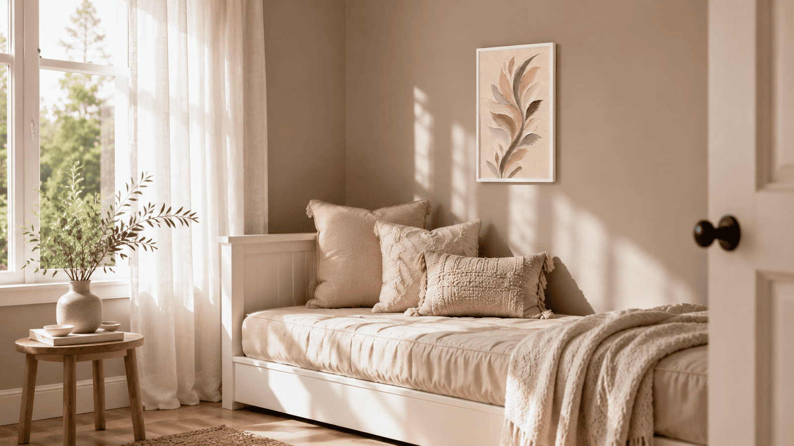 Blush Fern Branch Wall Art - Image 7