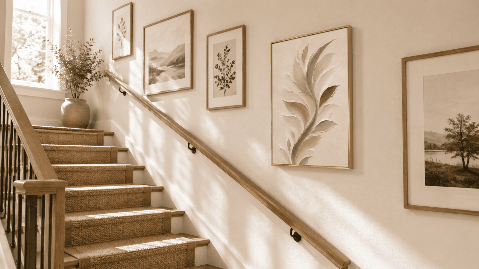 Blush Fern Branch Wall Art - Image 11