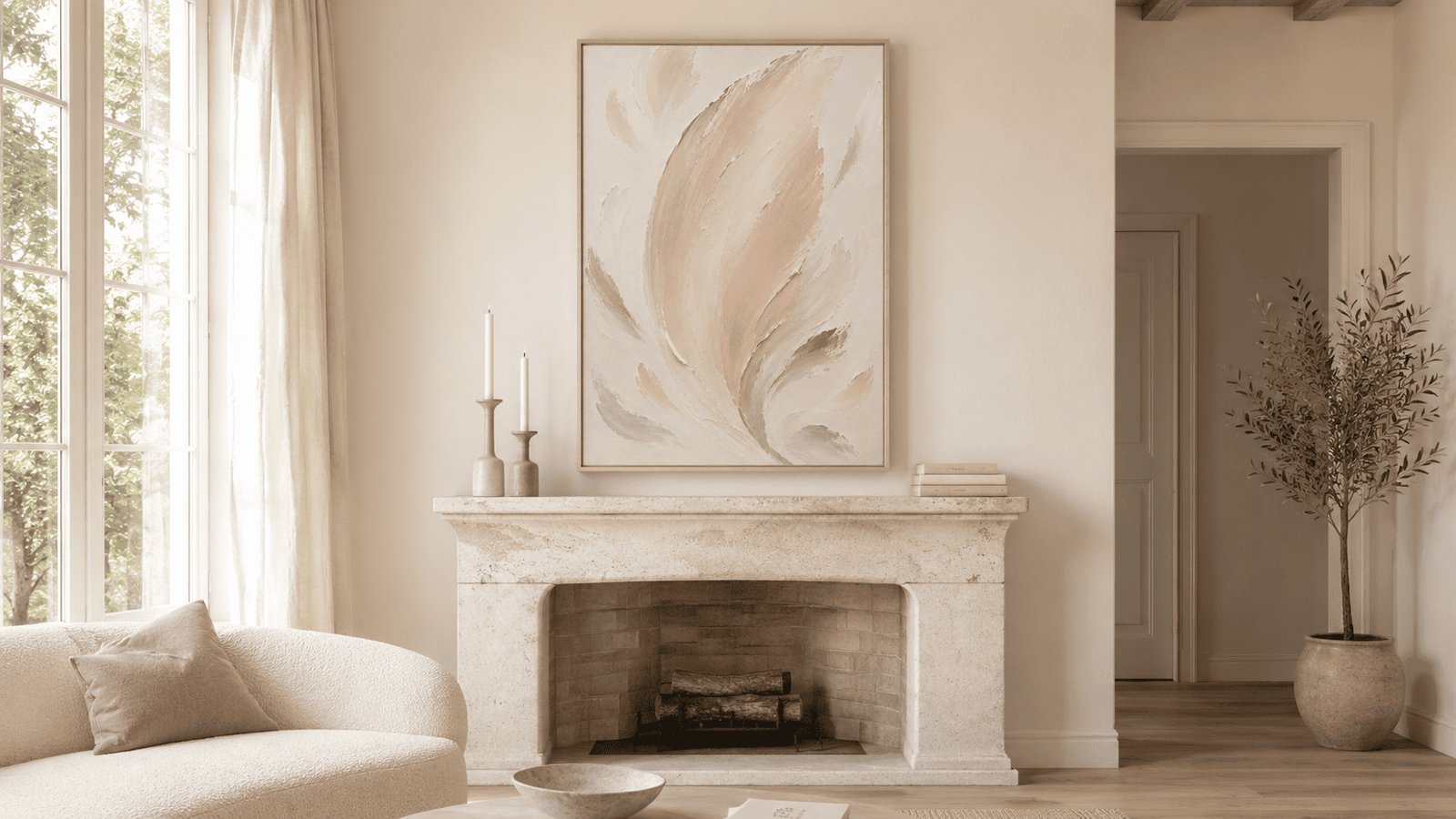 Feather Bloom Wall Art - Image 3