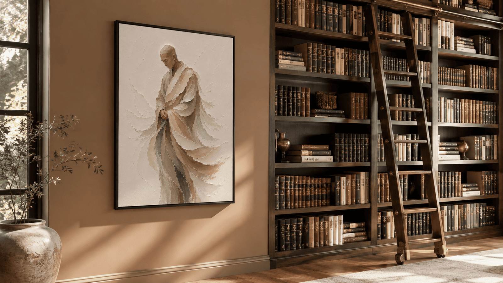 Wandering Monk Wall Art - Image 11