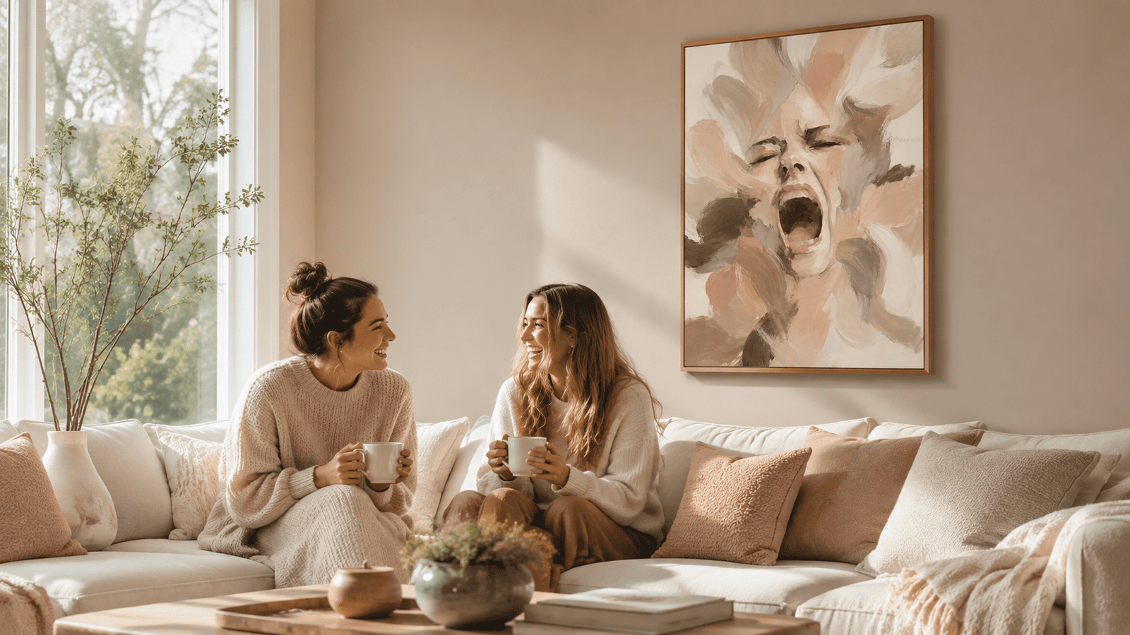 Abstract Scream Portrait Wall Art - Image 12