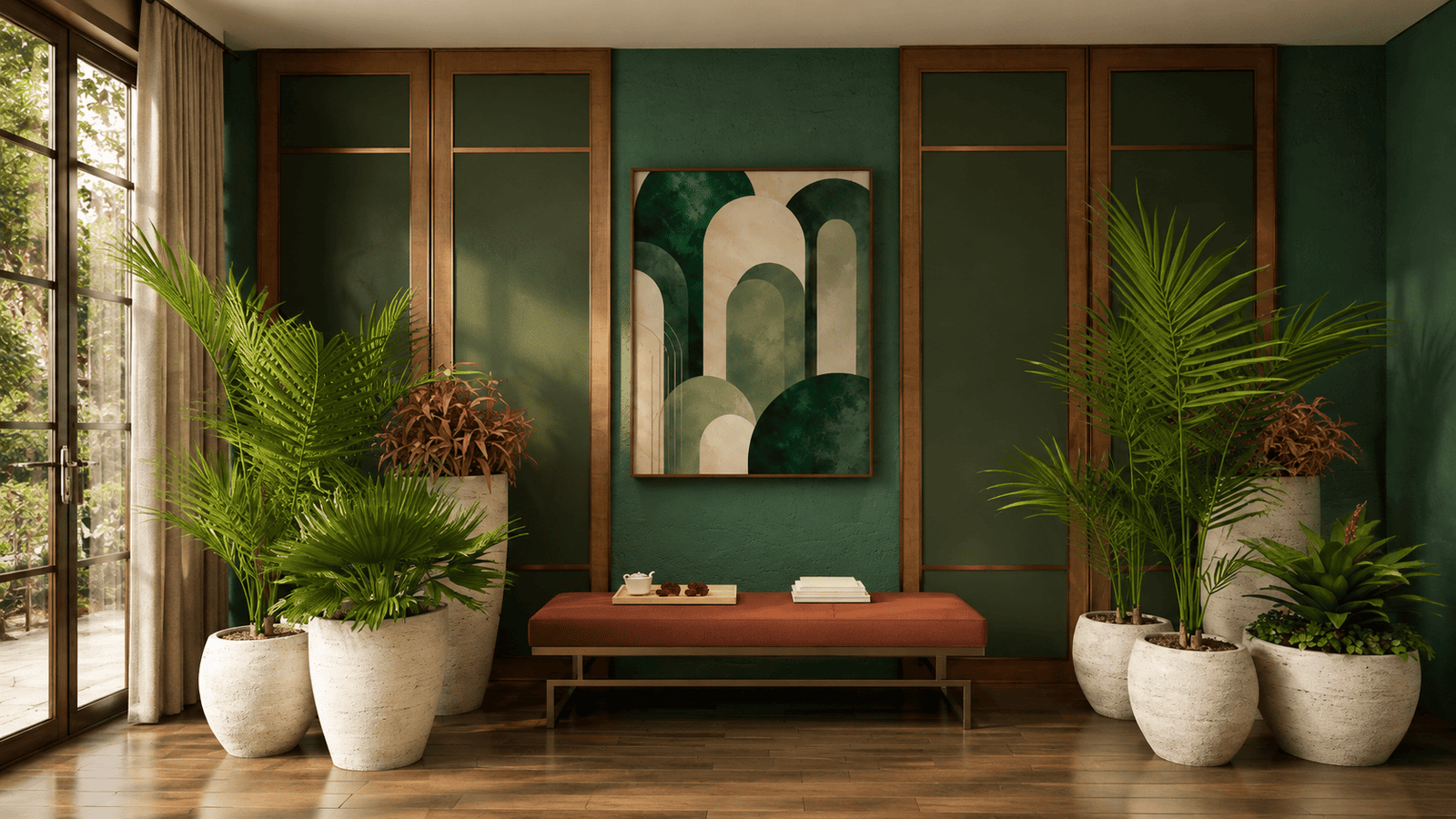 Emerald Arcade Wall Art - Image 2