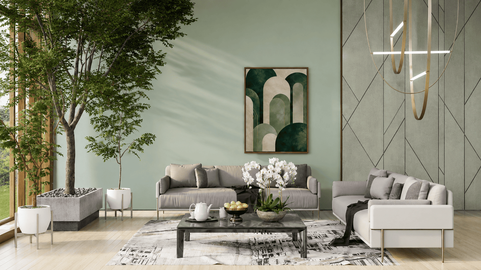 Emerald Arcade Wall Art - Image 3