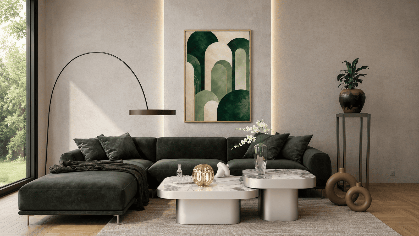 Emerald Arcade Wall Art - Image 4