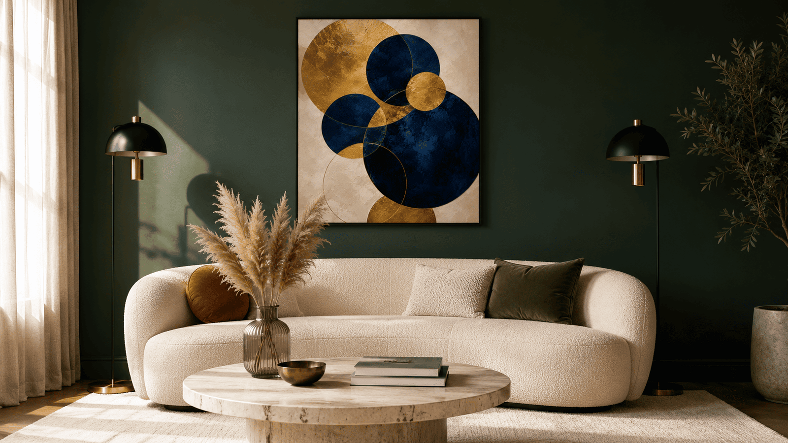 Golden Orbit Wall Art - Image 3