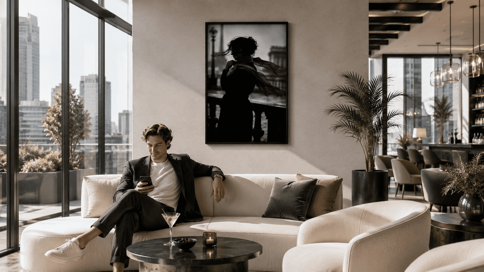 Windswept Silhouette Wall Art - Image 9