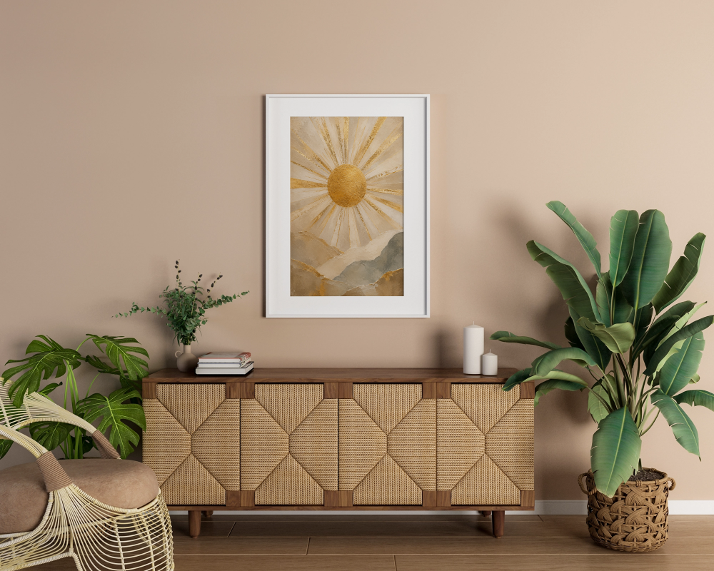 Radiant Sunrise Wall Art - Image 4