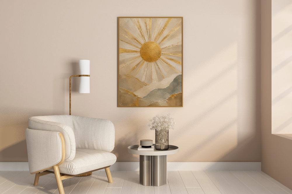 Radiant Sunrise Wall Art - Image 6