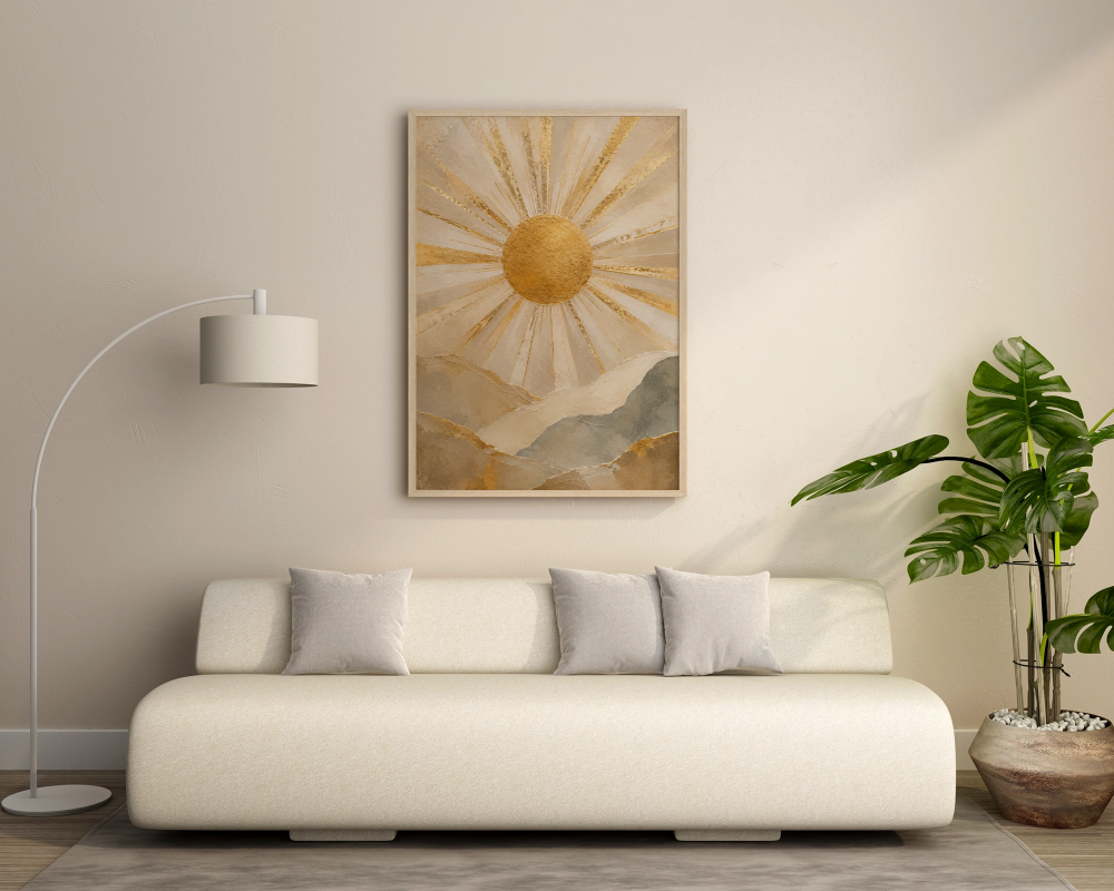 Radiant Sunrise Wall Art - Image 7