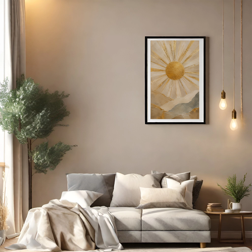 Radiant Sunrise Wall Art - Image 8