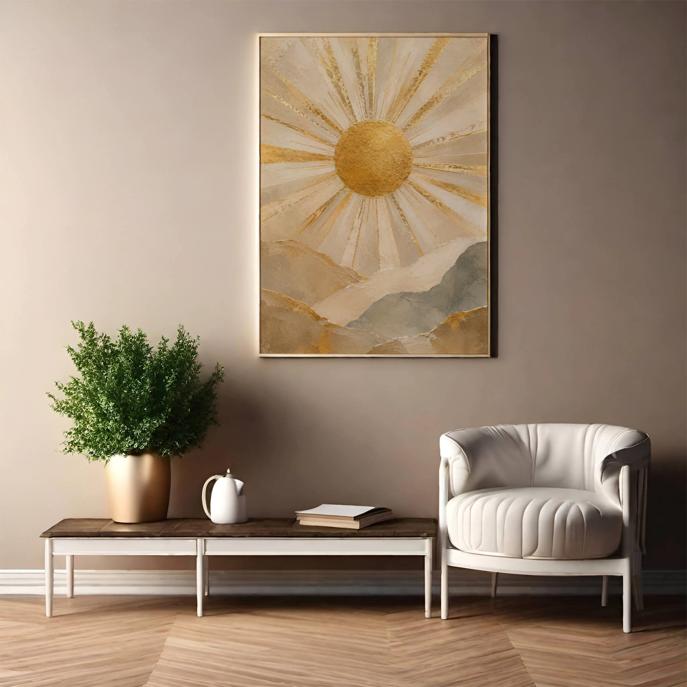 Radiant Sunrise Wall Art - Image 9