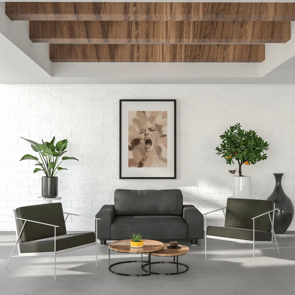 Abstract Scream Portrait Wall Art - Image 6