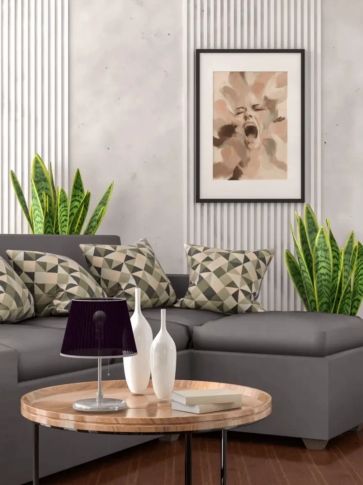 Abstract Scream Portrait Wall Art - Image 10
