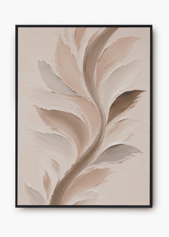 Blush Fern Branch Wall Art - Image 2
