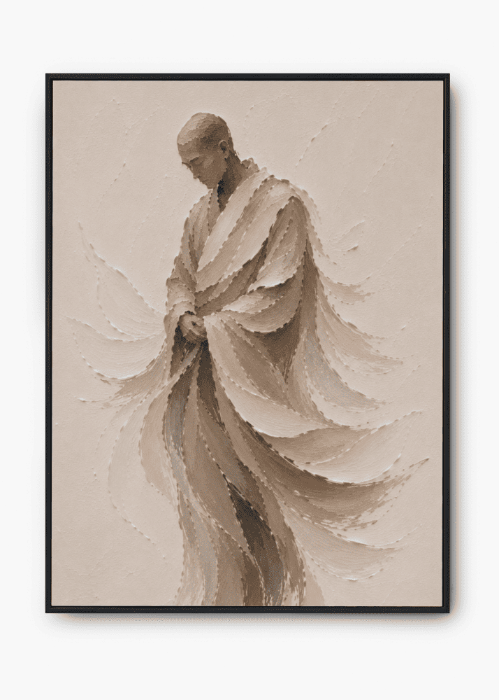Wandering Monk Wall Art - Image 2