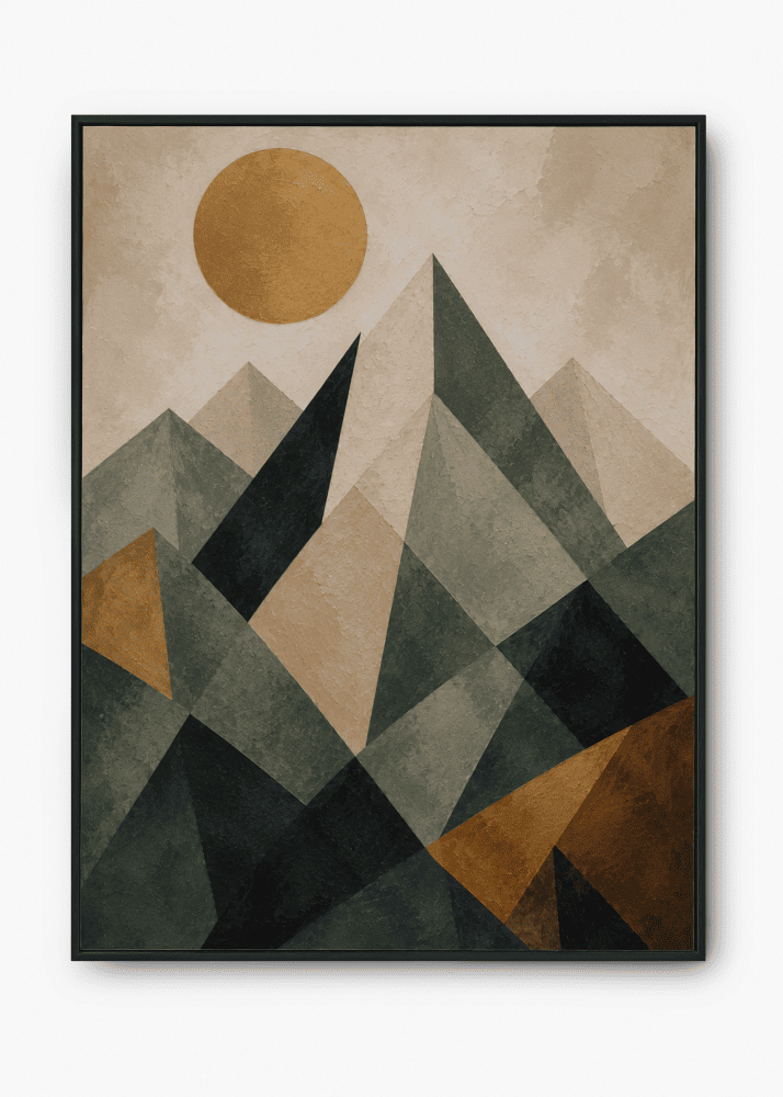 Golden Summit Sun Wall Art - Image 2