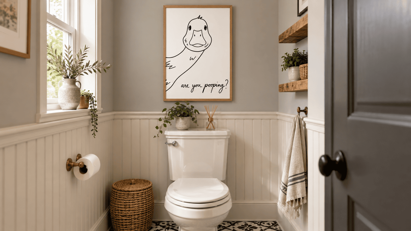 Are You Pooping Wall Art - Image 9
