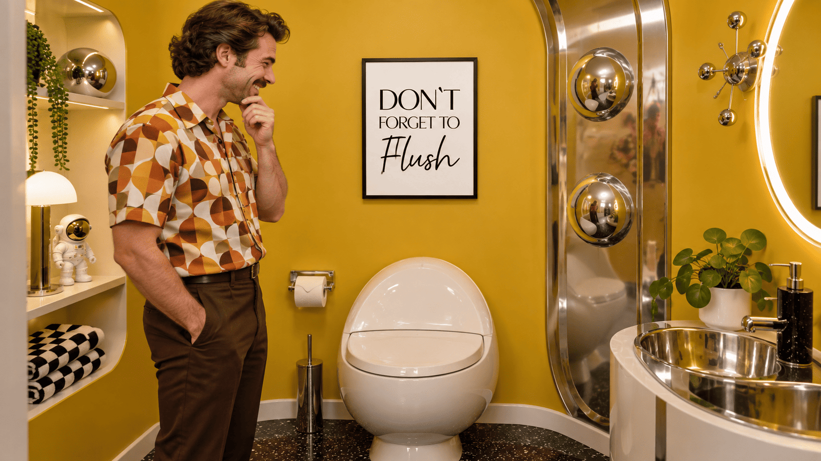Don't Forget To Flush Wall Art - Image 9