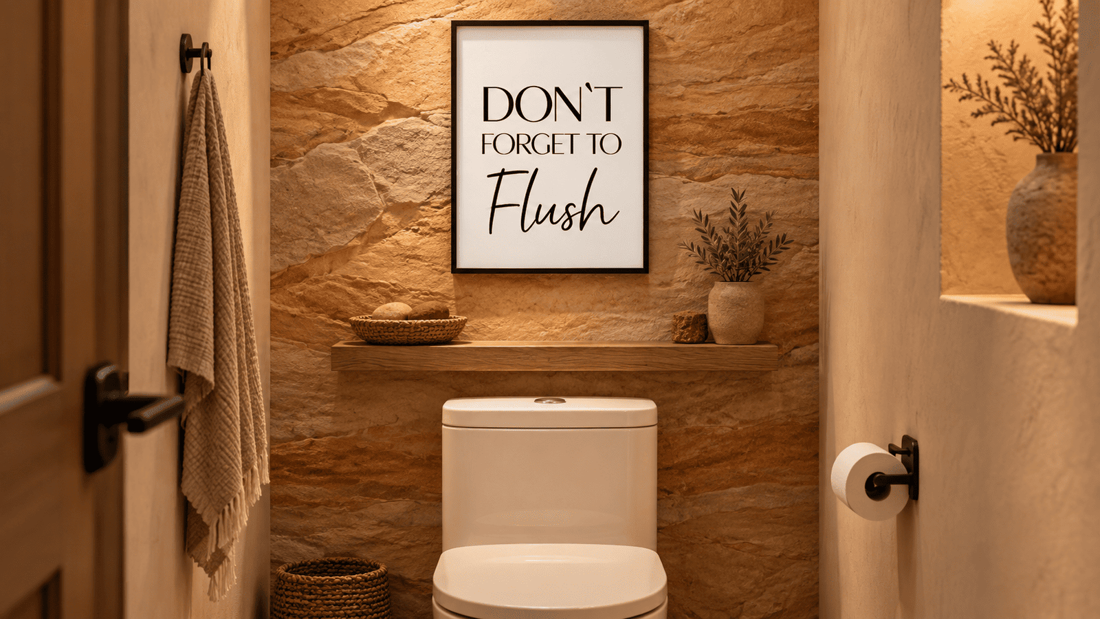 Don't Forget To Flush Wall Art - Image 6
