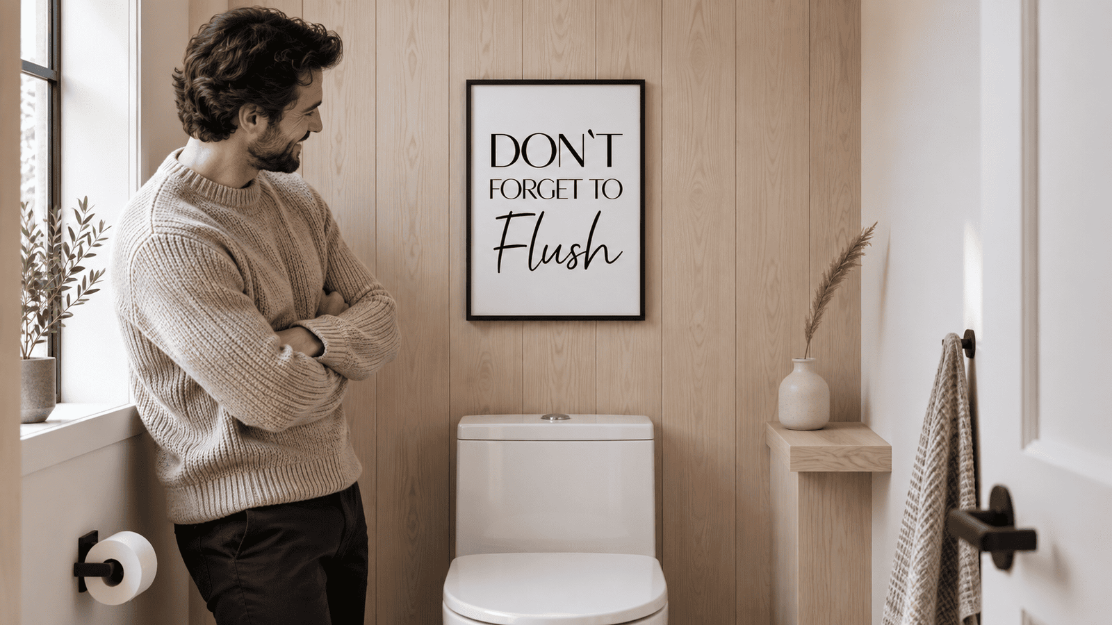 Don't Forget To Flush Wall Art - Image 5
