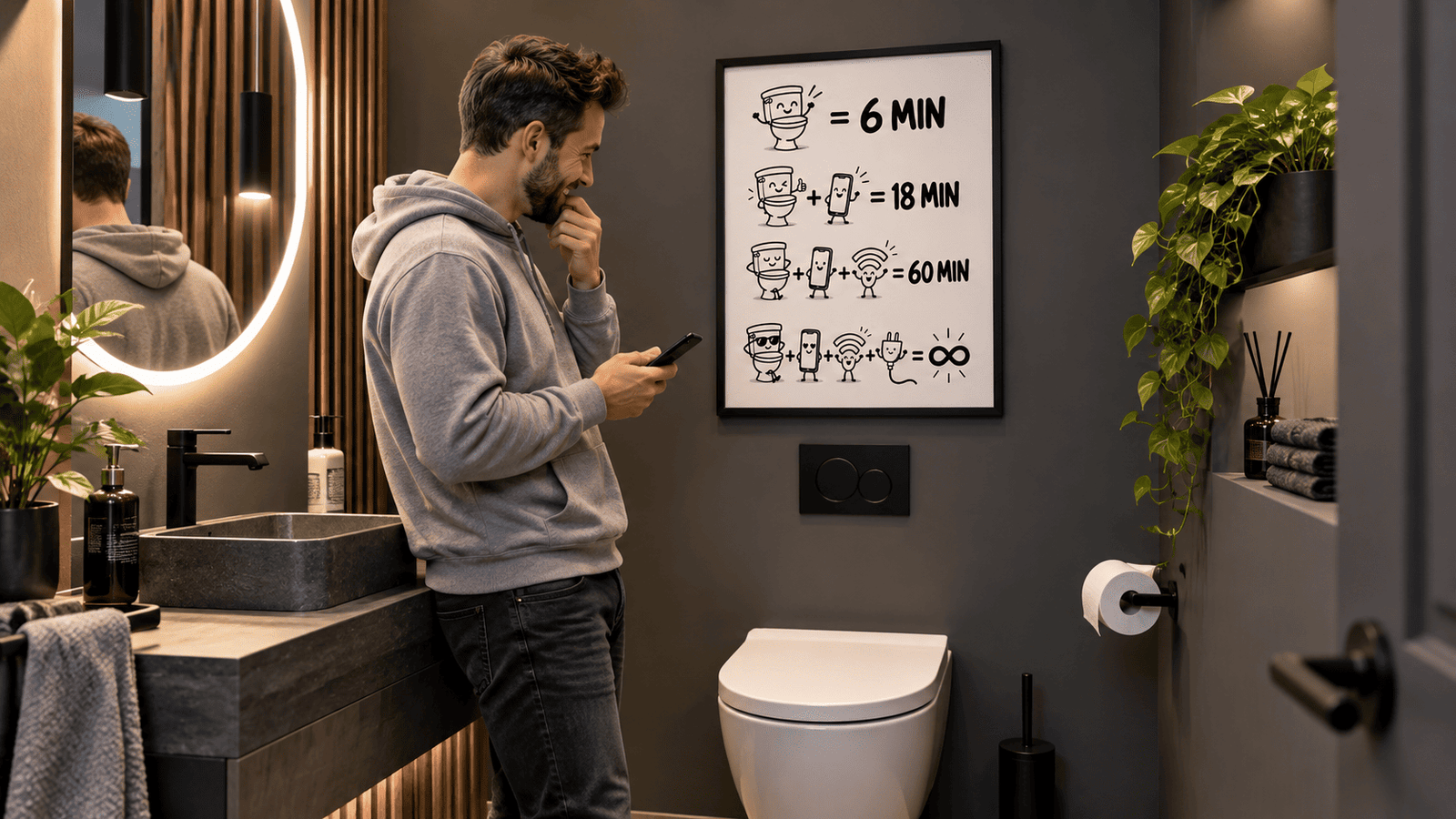 Toilet Time Math Wall Art - Image 6